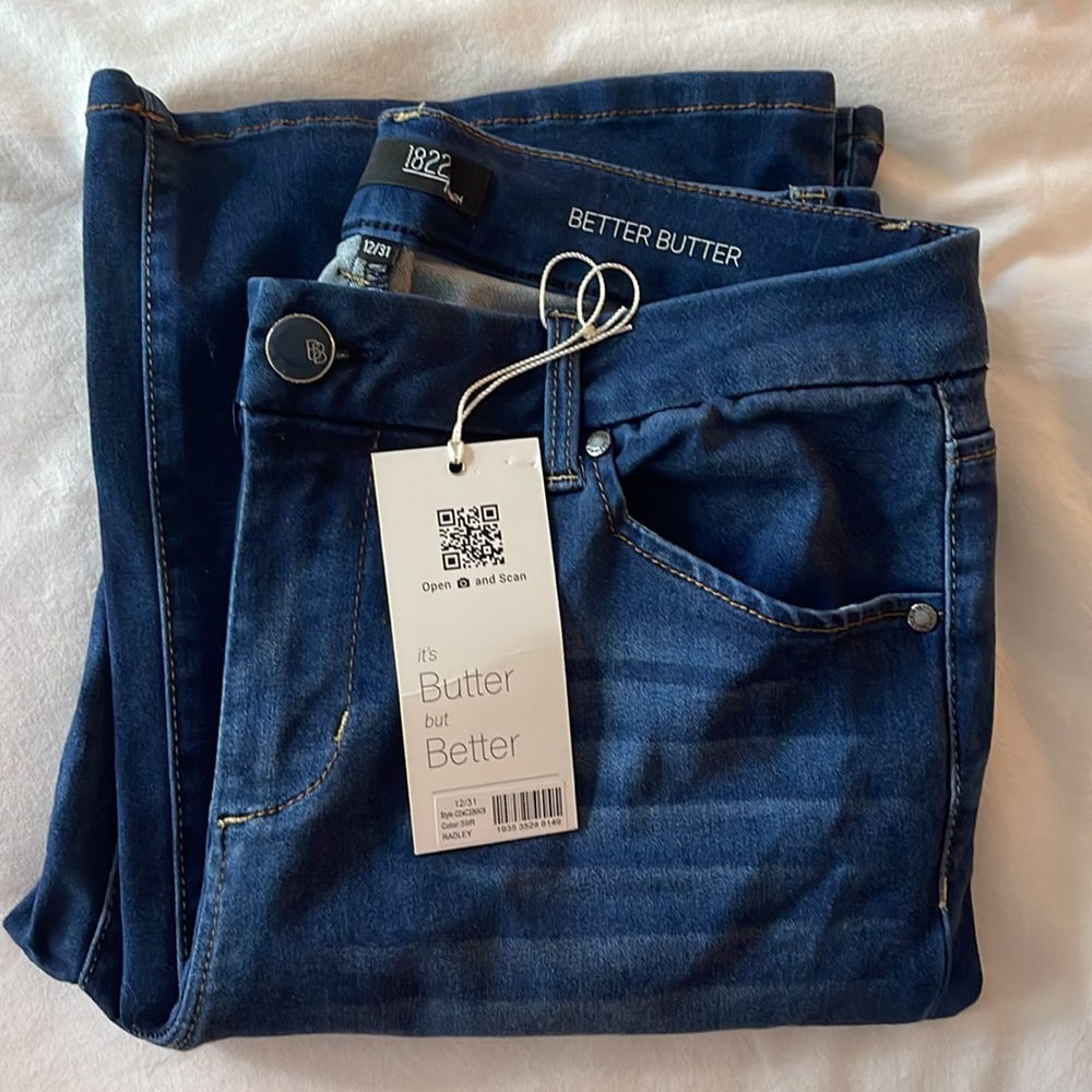 1822 Better Butter Slim Boot Cut Jeans NWT